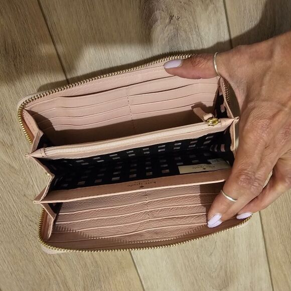 Kate Spade Pink Zipper Wallet - Picture 5 of 6